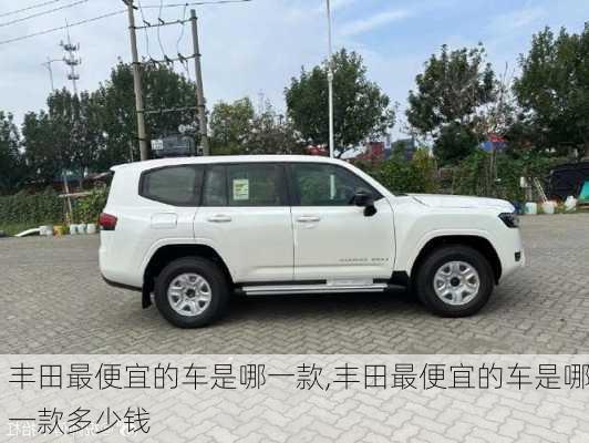 丰田最便宜的车是哪一款,丰田最便宜的车是哪一款多少钱