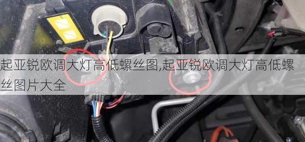 起亚锐欧调大灯高低螺丝图,起亚锐欧调大灯高低螺丝图片大全