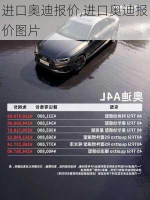 进口奥迪报价,进口奥迪报价图片