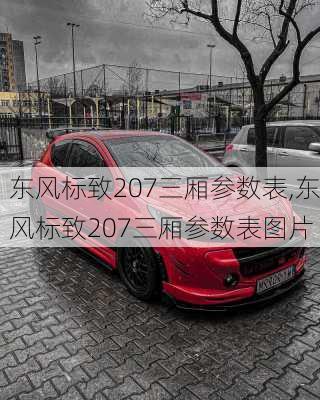东风标致207三厢参数表,东风标致207三厢参数表图片