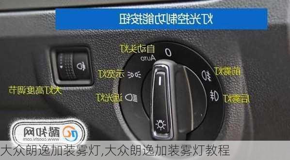 大众朗逸加装雾灯,大众朗逸加装雾灯教程