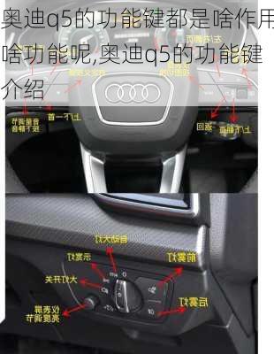 奥迪q5的功能键都是啥作用啥功能呢,奥迪q5的功能键介绍