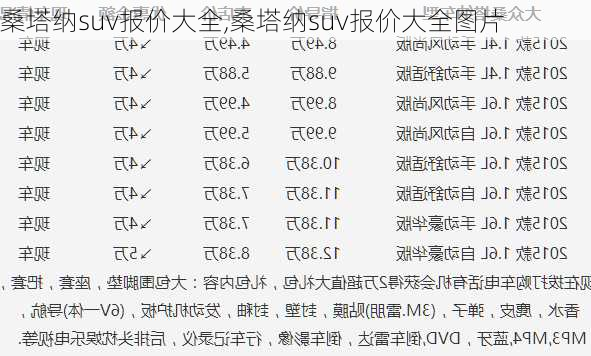 桑塔纳suv报价大全,桑塔纳suv报价大全图片