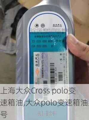 上海大众Cross polo变速箱油,大众polo变速箱油型号