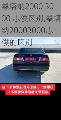桑塔纳2000 3000 志俊区别,桑塔纳20003000志俊的区别