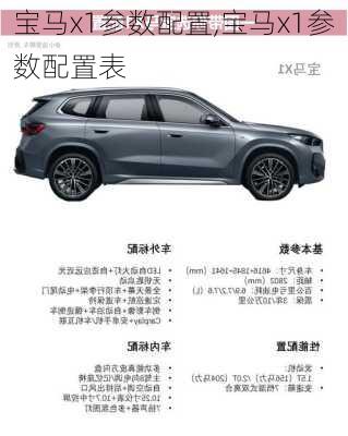 宝马x1参数配置,宝马x1参数配置表