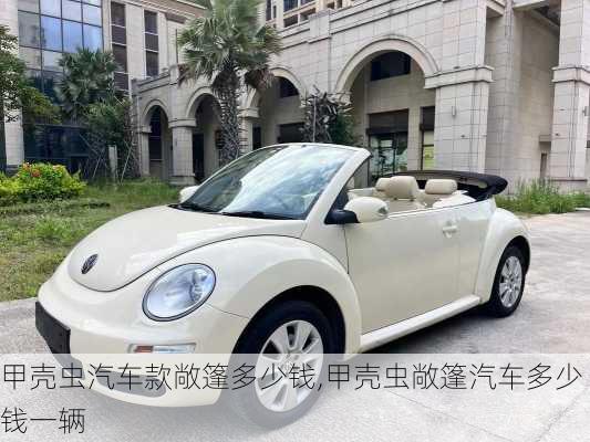 甲壳虫汽车款敞篷多少钱,甲壳虫敞篷汽车多少钱一辆