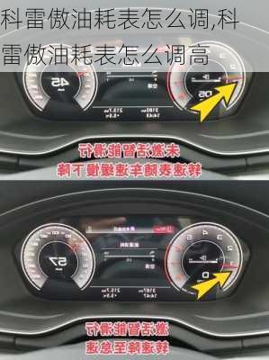科雷傲油耗表怎么调,科雷傲油耗表怎么调高