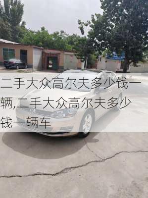 二手大众高尔夫多少钱一辆,二手大众高尔夫多少钱一辆车