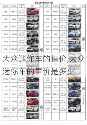 大众迷你车的售价,大众迷你车的售价是多少