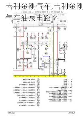 吉利金刚气车,吉利金刚气车油泵电路图