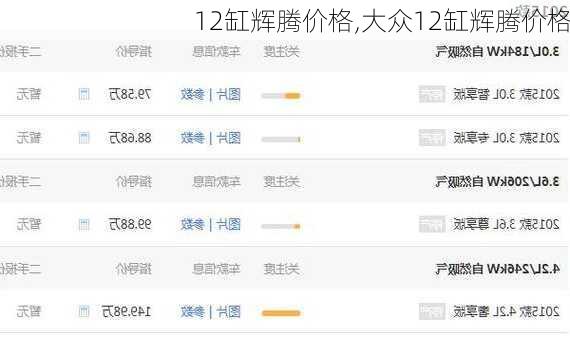 12缸辉腾价格,大众12缸辉腾价格