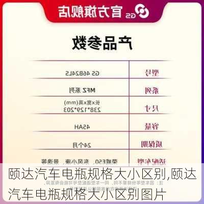 颐达汽车电瓶规格大小区别,颐达汽车电瓶规格大小区别图片