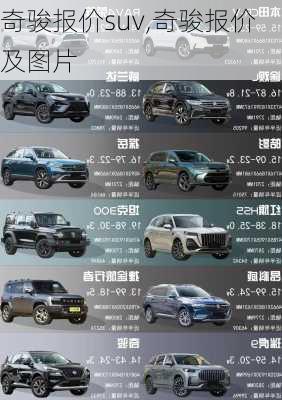 奇骏报价suv,奇骏报价及图片