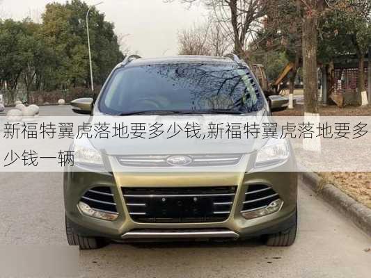 新福特翼虎落地要多少钱,新福特翼虎落地要多少钱一辆