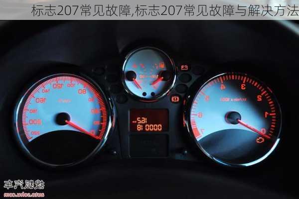 标志207常见故障,标志207常见故障与解决方法