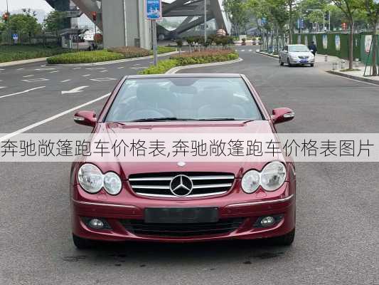 奔驰敞篷跑车价格表,奔驰敞篷跑车价格表图片