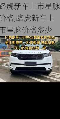 路虎新车上市星脉价格,路虎新车上市星脉价格多少