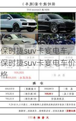 保时捷suv卡宴电车,保时捷suv卡宴电车价格