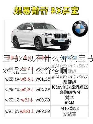 宝马x4现在什么价格,宝马x4现在什么价格啊