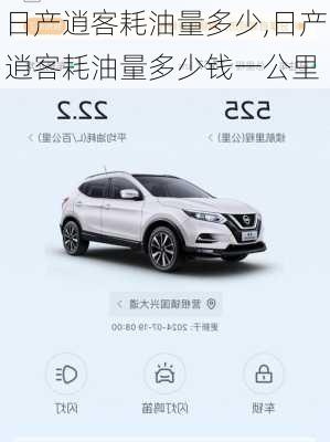 日产逍客耗油量多少,日产逍客耗油量多少钱一公里