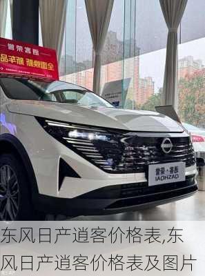 东风日产逍客价格表,东风日产逍客价格表及图片