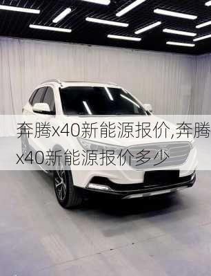 奔腾x40新能源报价,奔腾x40新能源报价多少