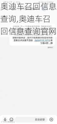奥迪车召回信息查询,奥迪车召回信息查询官网
