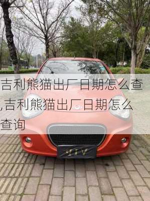 吉利熊猫出厂日期怎么查,吉利熊猫出厂日期怎么查询