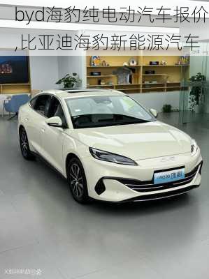 byd海豹纯电动汽车报价,比亚迪海豹新能源汽车