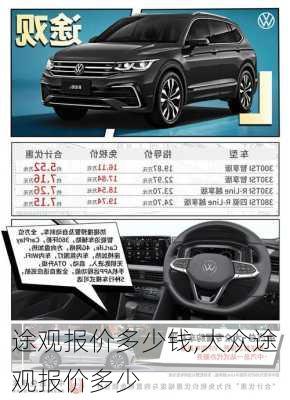 途观报价多少钱,大众途观报价多少