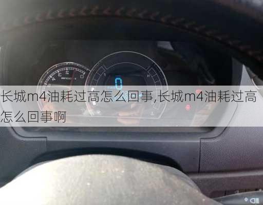 长城m4油耗过高怎么回事,长城m4油耗过高怎么回事啊