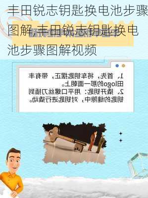 丰田锐志钥匙换电池步骤图解,丰田锐志钥匙换电池步骤图解视频