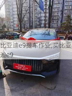 比亚迪e9提车作业,买比亚迪e9