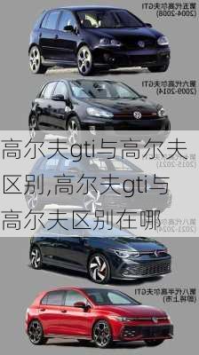 高尔夫gti与高尔夫区别,高尔夫gti与高尔夫区别在哪