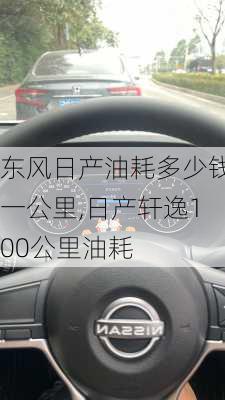 东风日产油耗多少钱一公里,日产轩逸100公里油耗