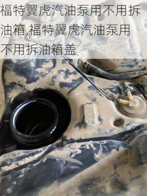 福特翼虎汽油泵用不用拆油箱,福特翼虎汽油泵用不用拆油箱盖