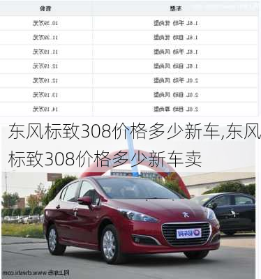 东风标致308价格多少新车,东风标致308价格多少新车卖