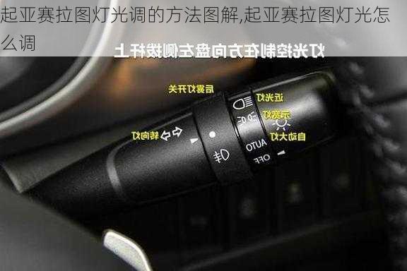 起亚赛拉图灯光调的方法图解,起亚赛拉图灯光怎么调