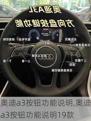 奥迪a3按钮功能说明,奥迪a3按钮功能说明19款