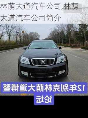 林荫大道汽车公司,林荫大道汽车公司简介