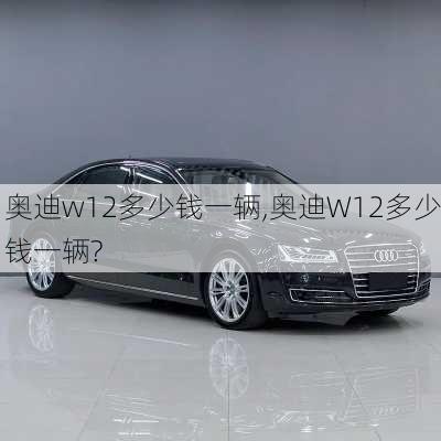 奥迪w12多少钱一辆,奥迪W12多少钱一辆?