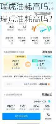 瑞虎油耗高吗,瑞虎油耗高吗?