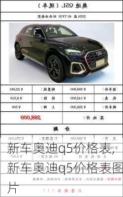 新车奥迪q5价格表,新车奥迪q5价格表图片
