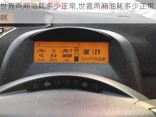 世嘉两厢油耗多少正常,世嘉两厢油耗多少正常啊