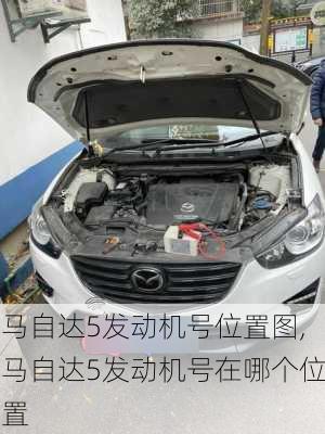 马自达5发动机号位置图,马自达5发动机号在哪个位置