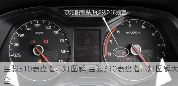宝骏310表盘指示灯图解,宝骏310表盘指示灯图解大全