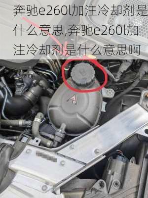 奔驰e260l加注冷却剂是什么意思,奔驰e260l加注冷却剂是什么意思啊