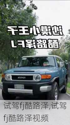 试驾fj酷路泽,试驾fj酷路泽视频