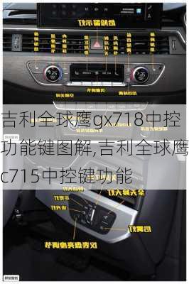 吉利全球鹰gx718中控功能键图解,吉利全球鹰gc715中控键功能